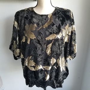 Vintage Siasia New York Holiday Top